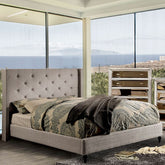 Anabelle Bed Model Cm7677Gy-E.King Bed By Furniture Of America
